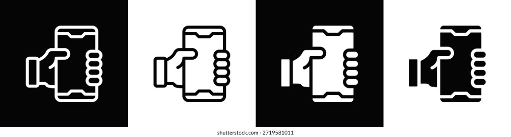 Usabilidad Dual Monochrome Icon Set
