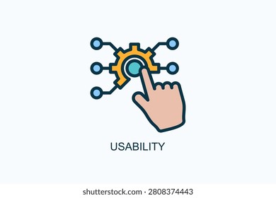 Usability Icon Or Logo Isolated Vector Illustration