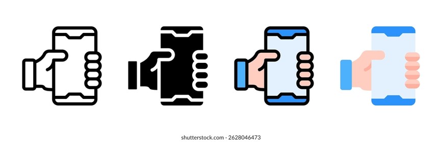 Usability icon sheet multiple style collection