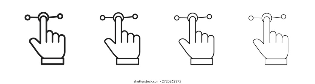 Usability icons Outline vector symbol sign