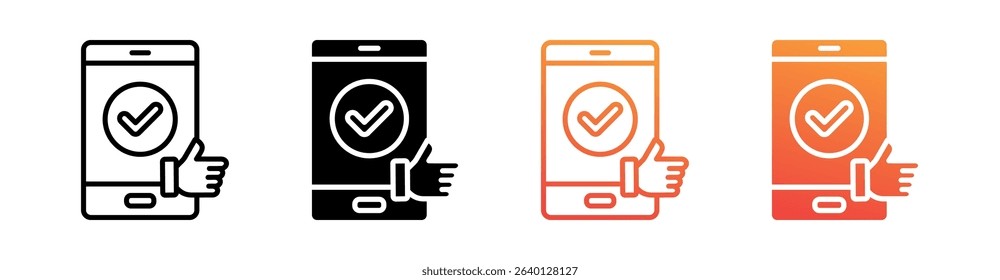 Usability Multi Style Icon Set Vector