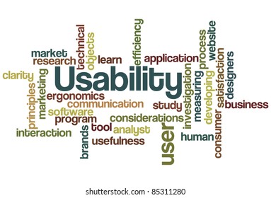 Usability Word Cloud