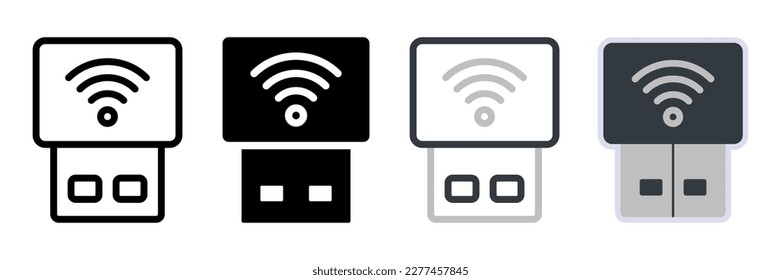 Icono del adaptador Usb. inicio de sesión para concepto móvil y diseño web. ilustración vectorial