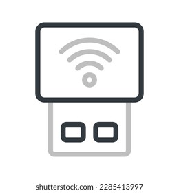 Icono del adaptador Usb. inicio de sesión para concepto móvil y diseño web. ilustración vectorial