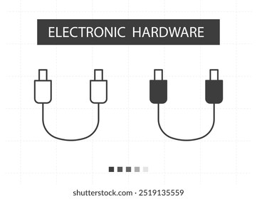 USB C To USB C, usb icon, electronic hardware icons