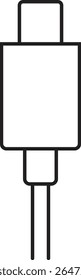 Ícone do conector do cabo USB. USB tipo relâmpago e micro usb telefone carregador vetor isolado fundo transparente. Conecte o símbolo do adaptador. Conector do dispositivo eletrônico. Sinal de carregador de smartphone.