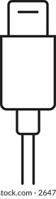 Ícone do conector do cabo USB. USB tipo relâmpago e micro usb telefone carregador vetor isolado fundo transparente. Conecte o símbolo do adaptador. Conector do dispositivo eletrônico. Sinal de carregador de smartphone.