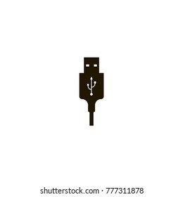 usb cable icon. sign design