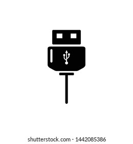 USB cable icon symbol vector illustration