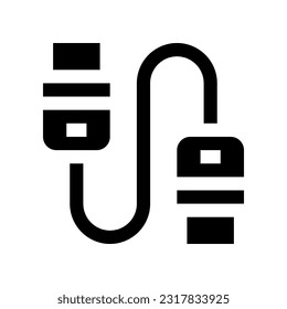 usb cable icon for your website, mobile, presentation, and logo design.
