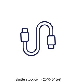 USB-Kabel-Symbol, Typ-C-Anschluss