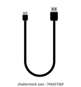 USB Cable Vector