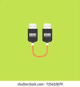 usb code with wires green background
