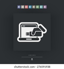 Usb computer icon