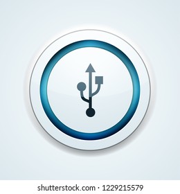Usb connection button