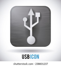 usb connection design, vector illustration eps10 graphic 