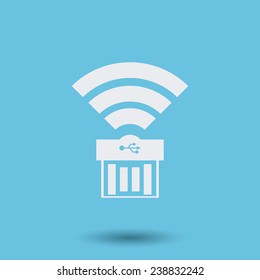 usb connection design, vector illustration eps10 graphic 