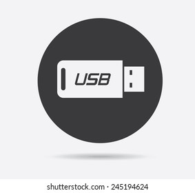 usb connection design, vector illustration eps10 graphic 