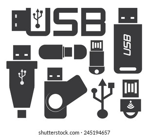 usb connection design, vector illustration eps10 graphic 