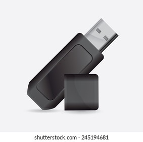 usb connection design, vector illustration eps10 graphic 