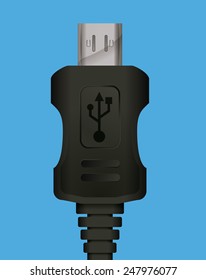 usb connection design, vector illustration eps10 graphic 