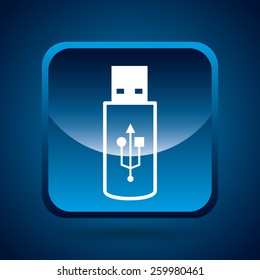 usb connection design, vector illustration eps10 graphic 
