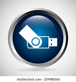 usb connection design, vector illustration eps10 graphic 