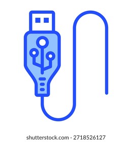 USB-Verbindungs-Icon-Element für Entwurf