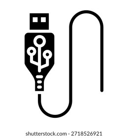 USB-Verbindungs-Icon-Element für Entwurf