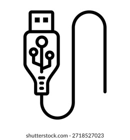 USB-Verbindungs-Icon-Element für Entwurf