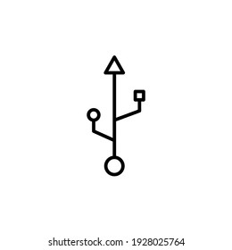 usb-Verbindungssymbol vektor simple desc