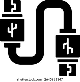 Design De Novos Ícones De Vetor Criativo Da Conexão Usb