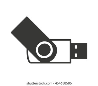 usb connection plug icon  graphic isolated vector