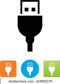 USB connector icon