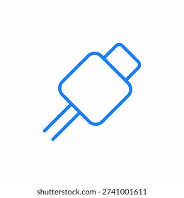 usb connector icon sign vector