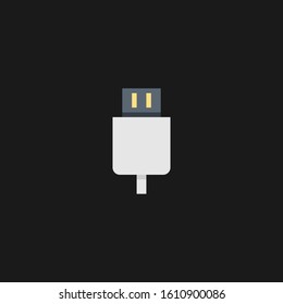 usb connector icon. Vector illustration