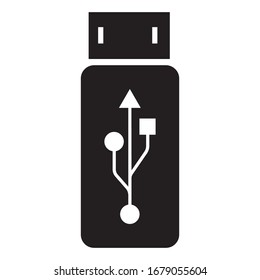 plantilla de vektor del logotipo de transferencia de datos de USB