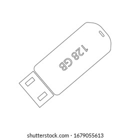 usb Datenübertragungs-Logo vektor-Vorlage