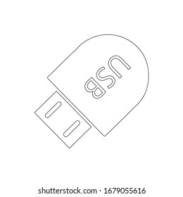 usb Datenübertragungs-Logo vektor-Vorlage