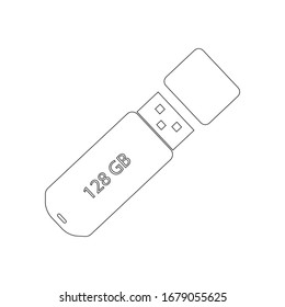 usb Datenübertragungs-Logo vektor-Vorlage