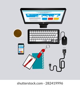 USB design over white background, vector illustration,