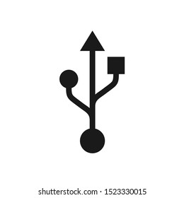 Usb device icon vector template