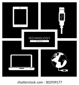 USB digital design, vector illustration eps 10