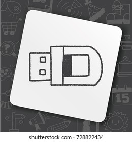 usb doodle drawing