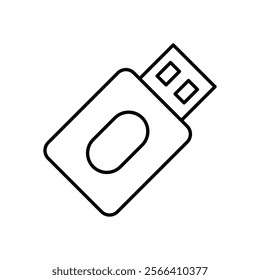 Usb Drive icon. Computer hardware icon design. vector graphic