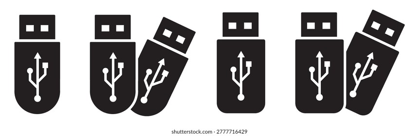 Usb drive icon. Flashdisk icon images illustration