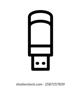 Usb Drive Icon Vector Symbol Design Illustration