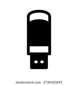 Usb Drive Icon Vector Symbol Design Illustration