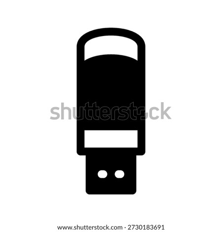 Usb Drive Icon Vector Symbol Design Illustration