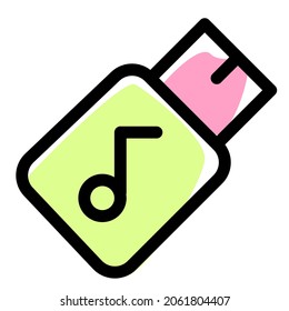 Colección de música de unidad USB de varios artistas